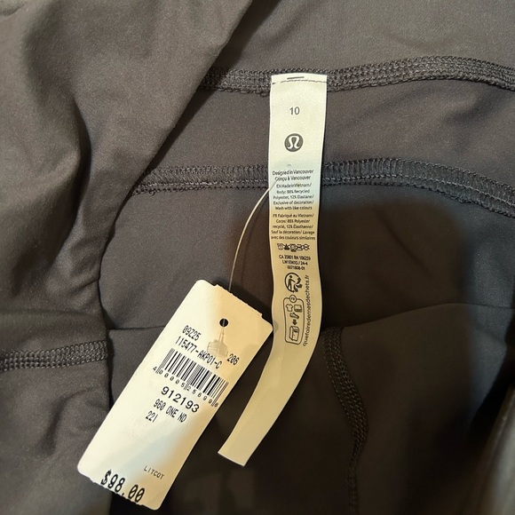 Lululemon gray full length with pockets women’s leggings - NWT - Picture 3 of 7